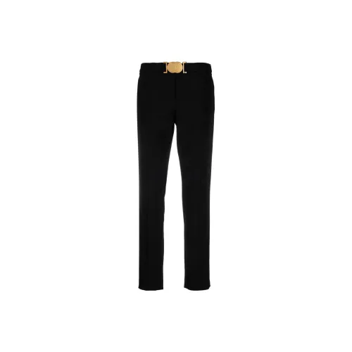 MOSCHINO Smiley-buckle Tapered Trousers