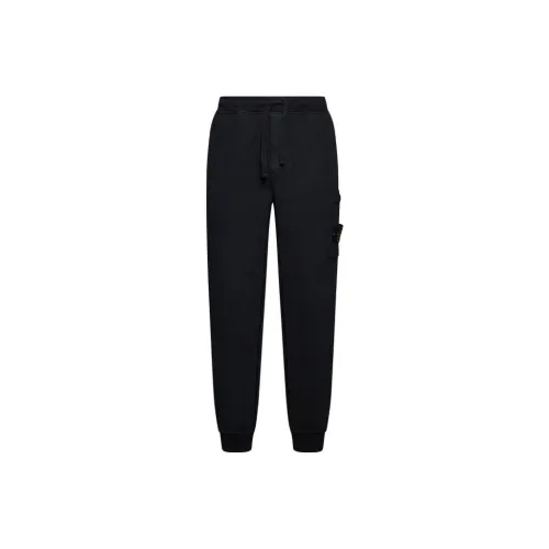 STONE ISLAND Knitted Sweatpants Men Black