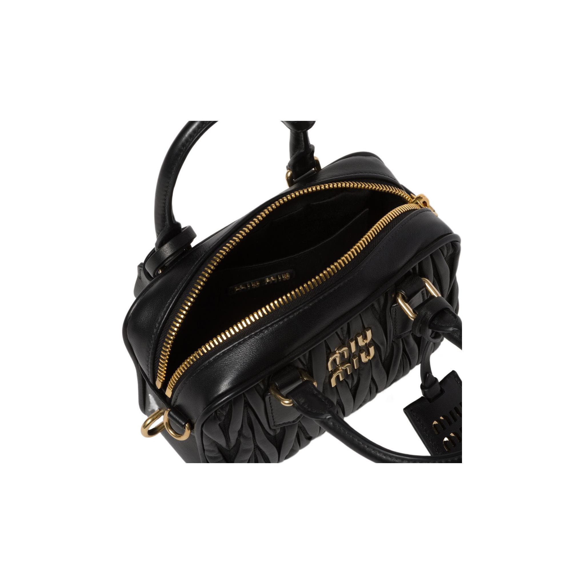 MIU MIU Arcadie Collection Matelassé Soft Sheep Leather