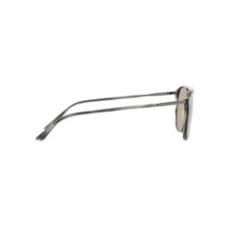 GIORGIO ARMANI Acetate Metal Aviator Sunglasses Men's Gray-2