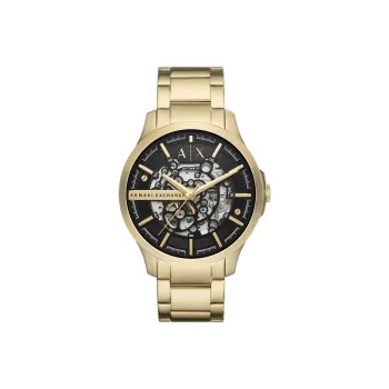 ARMANI EXCHANGE Wrist Watch Mechanical Movement Stainless Steel Strap Black Dial Men's Watches AX2419