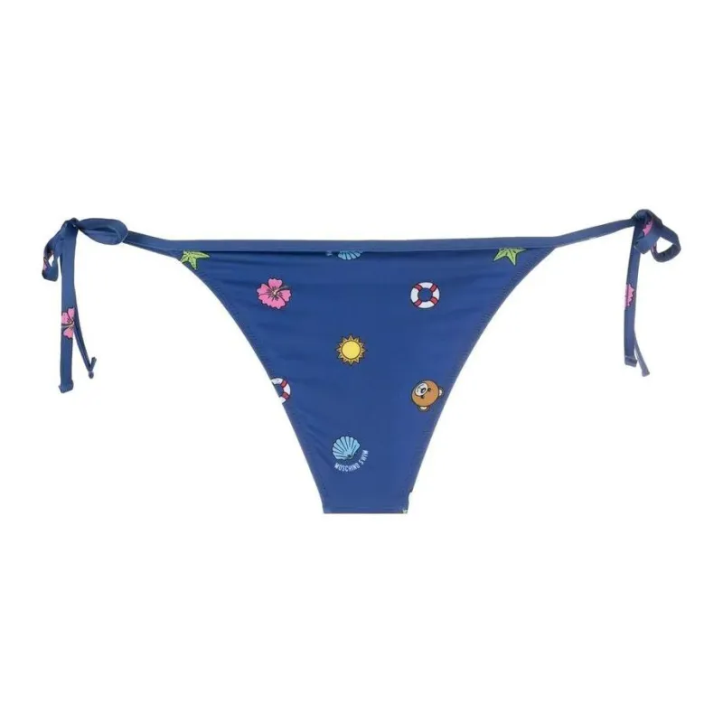 MOSCHINO Beach print Bikini Bottoms-1