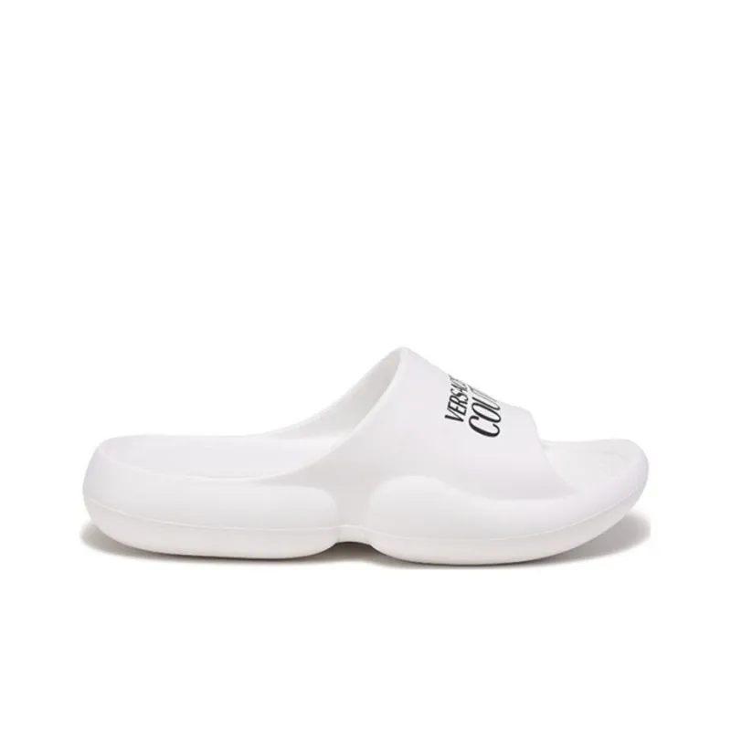 VERSACE JEANS Slide Slippers Women's White-1