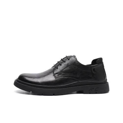 TRUMPPIPE Men's Casual Shoes Men Low-Top Black