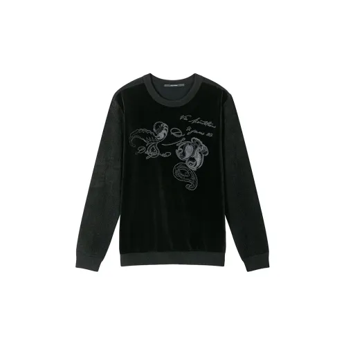 DAVID NAMAN Sweaters Men Black