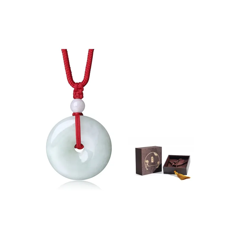 Qing Yi Glutinous Jade Jadeite Pendants Unisex-10