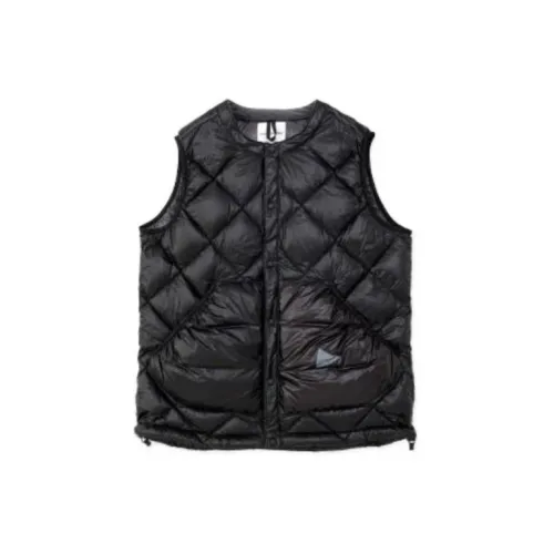 And Wander Vests Men Black