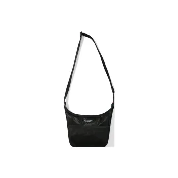 Thisisneverthat Nylon Mesh Pocket Shoulder Bag, Crossbody Bag Mini Unisex Black