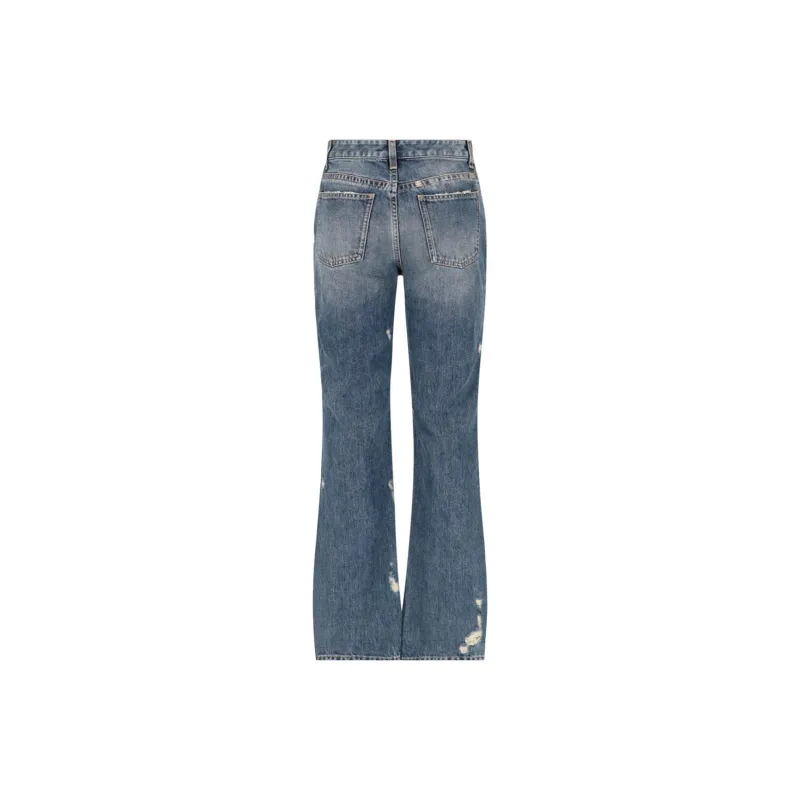 Givenchy Straight-Leg Distressed Jeans-1