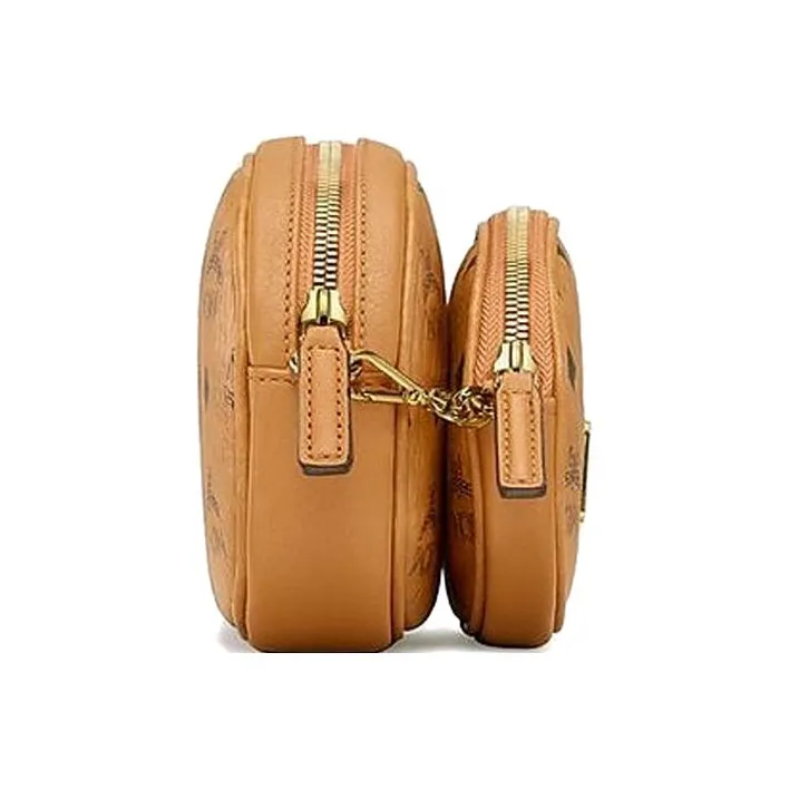 MCM Essential Multifunction Crossbody Small Visetos Cognac-1