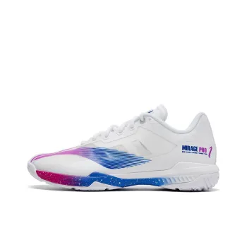 LINING Shadow Speed Pro Badminton Shoes Unisex Low Top Standard White/Fluorescent Plum Red Purple