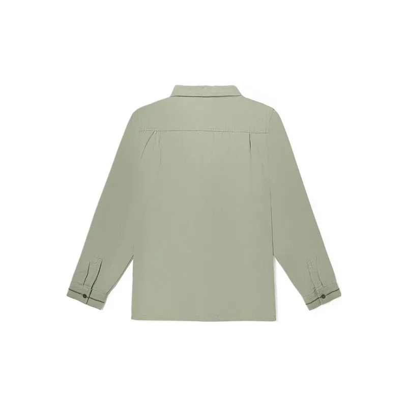 Vans Mikey Shirt Men's Gray Green-1