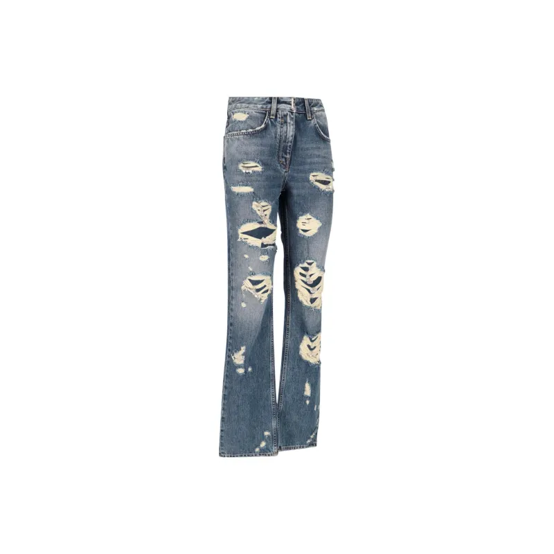 Givenchy Straight-Leg Distressed Jeans-2