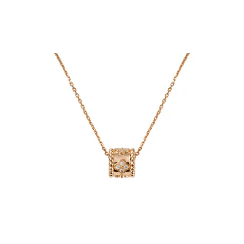 Van Cleef & Arpels Female Perlee Series Necklaces Gold