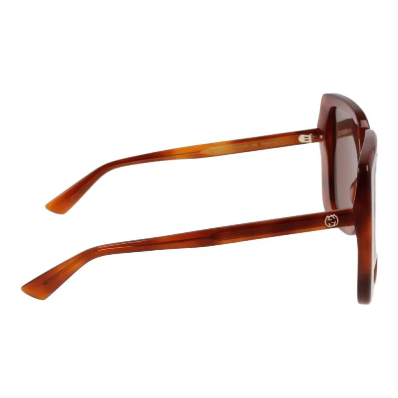 GUCCI Logo Plaque Oversized Frame Sunglasses-1