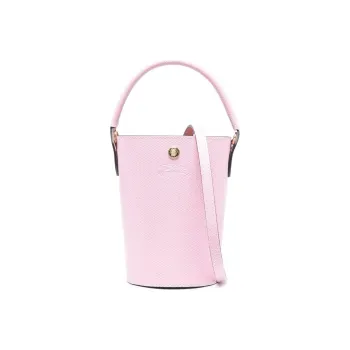 LONGCHAMP Épure Cow Leather Bucket Bag, Handbag, Shoulder Bag Mini Women's Pink