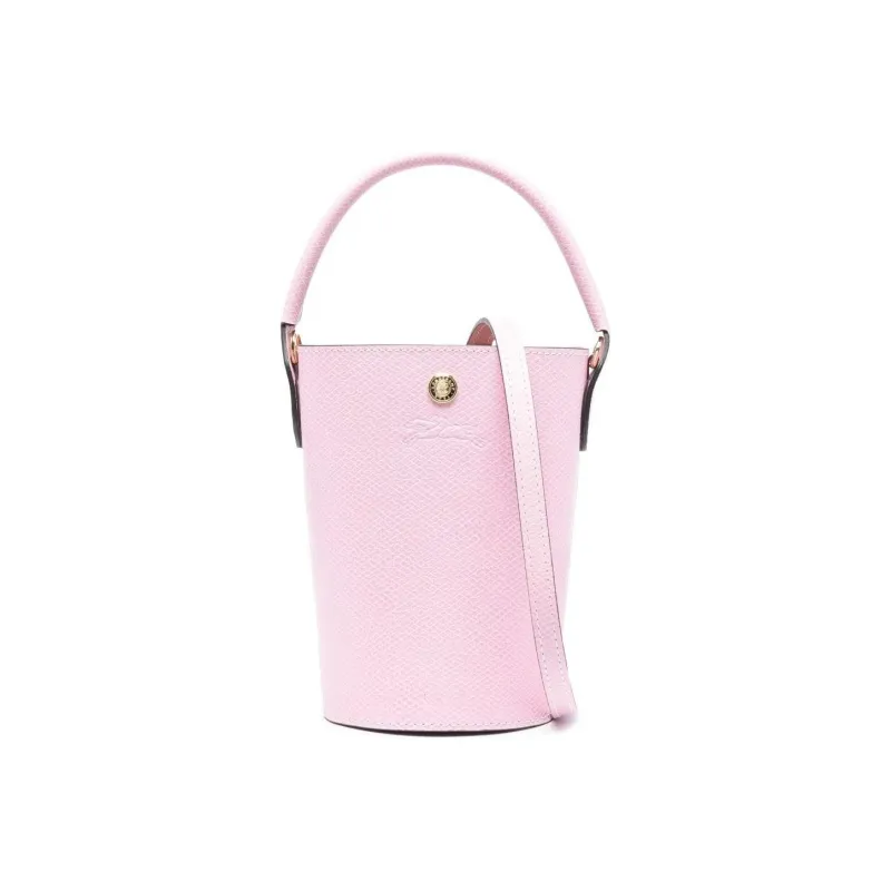 LONGCHAMP Épure Cow Leather Bucket Bag, Handbag, Shoulder Bag Mini Women's Pink-0