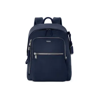 TUMI Nylon Backpack Large Size Unisex Marine Blue