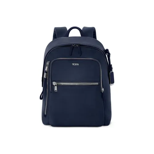 TUMI Nylon Backpack Large Size Unisex Marine Blue