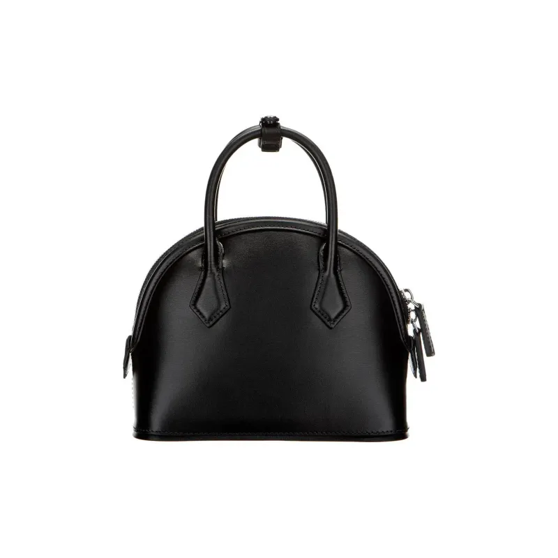MCM Tracy Visetos Coated Canvas With Leather Trim Shoulder Bag, Crossbody Bag, Handbag Small Size Women's Black-3
