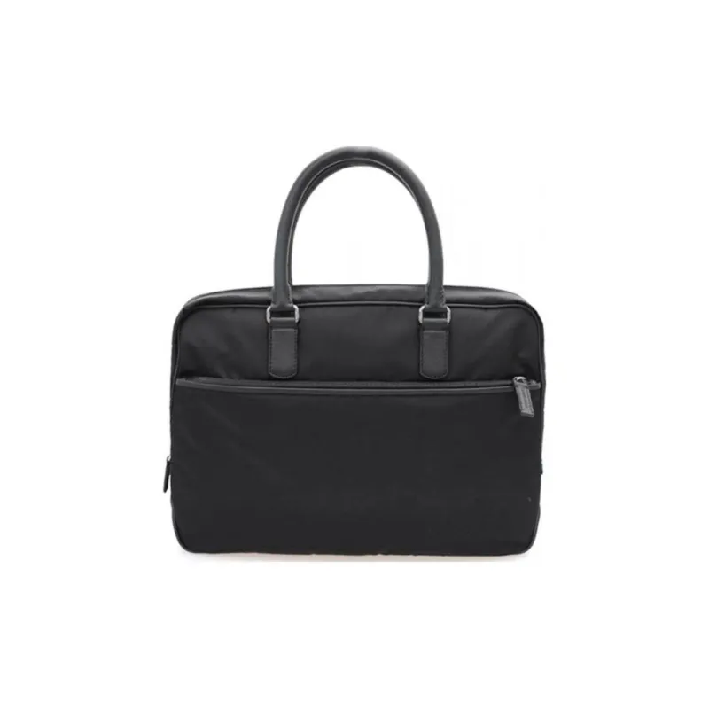 GIORGIO ARMANI Nylon Briefcase, Handbag Men's Black-2