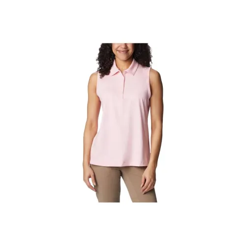 Columbia Polo Shirts Women's Pink