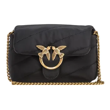 PINKO Polyester Swift Bag Crossbody Bag Shoulder Bag Women's Black