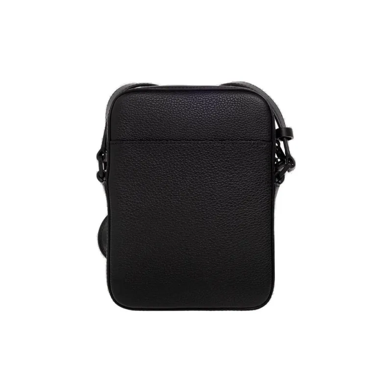 MCM Klassik Visetos Leather Shoulder Bag, Crossbody Bag Mini Men's Black-2