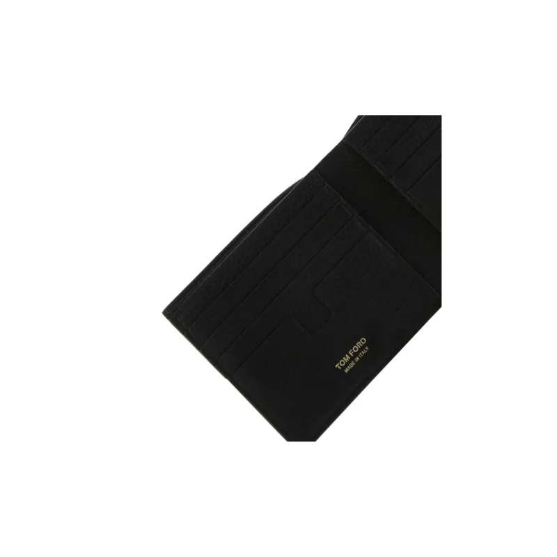 TOM FORD Leather Wallet Men's Black-4