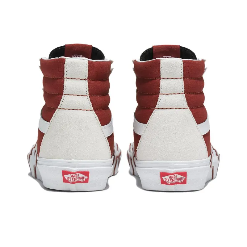 Sk8 Vans Hi 'Flame White Tawny Port'-2