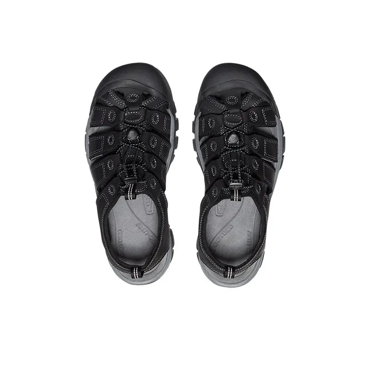 KEEN Newport Anti Slip Wear Resistant Beach Sandals Men's Black/Gray-3