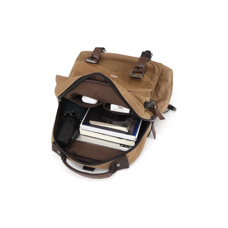 RIOREX Washable Canvas Denim Canvas Bag Crossbody Bag Shoulder Bag Sling Bag Handbag Large Size Men's Multicolor-9