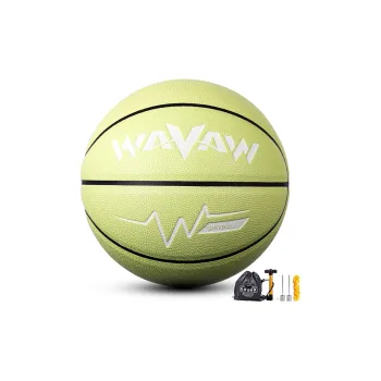 WAVAW PU Basketball Apple Green Size 7 Ball Training Unisex