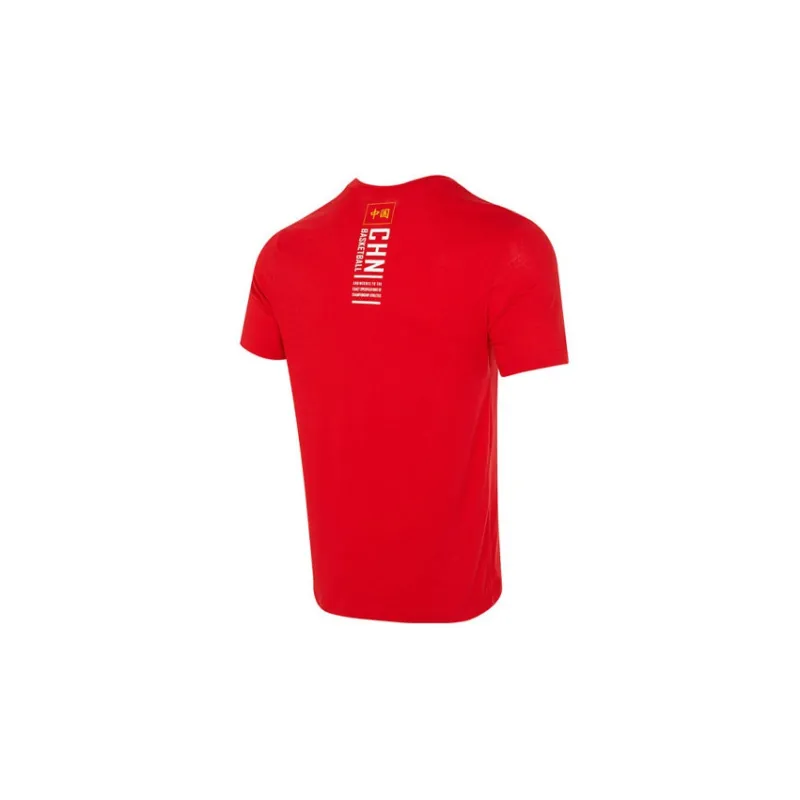 Nike T Shirts Men Red-1