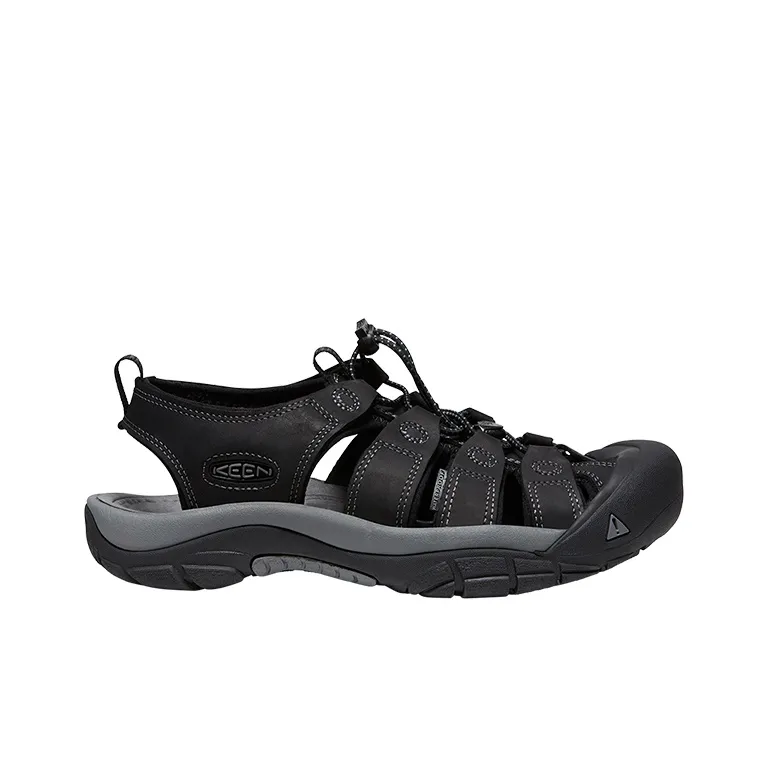 KEEN Newport Anti Slip Wear Resistant Beach Sandals Men's Black/Gray-1