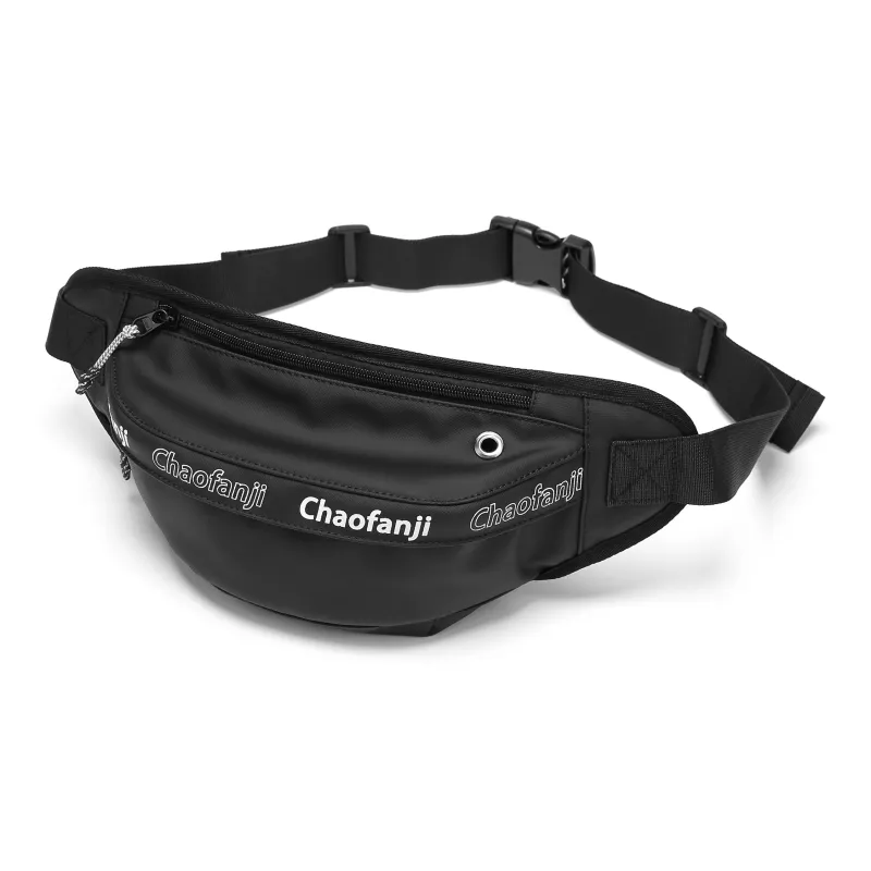 CHAOFANJI Membrana Dermalis Sling Bag, Shoulder Bag, Crossbody Bag, Fanny Pack Regular Unisex White/Black-4