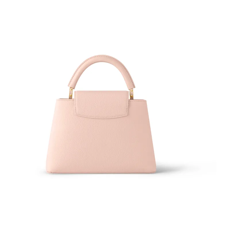 LOUIS VUITTON Capucines Taurillon Leather Kapusin Crossbody Tote Bag Over One Shoulder Trumpets Women's Pink-2