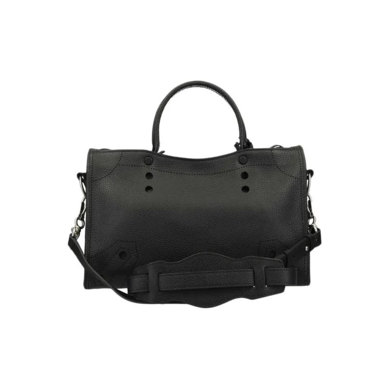 Balenciaga Neo Classic Cow Leather Biker Bag Shoulder Bag Crossbody Bag Handbag Small Size Women's Black-2