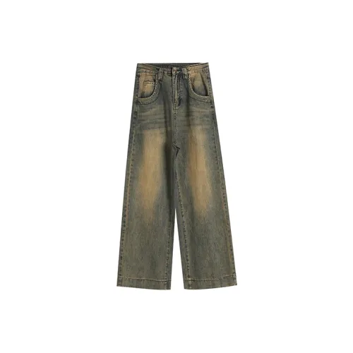 WOWI Jeans Women's Yellow Mud