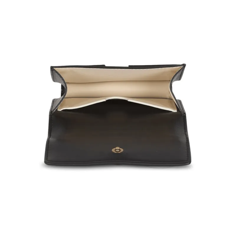 BALMAIN Goatskin Coin Purse Small Size Women's Black-2