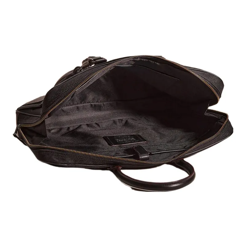 COACH Metropolitan Calfskin Briefcases Handbags Large Size Women's Black-2