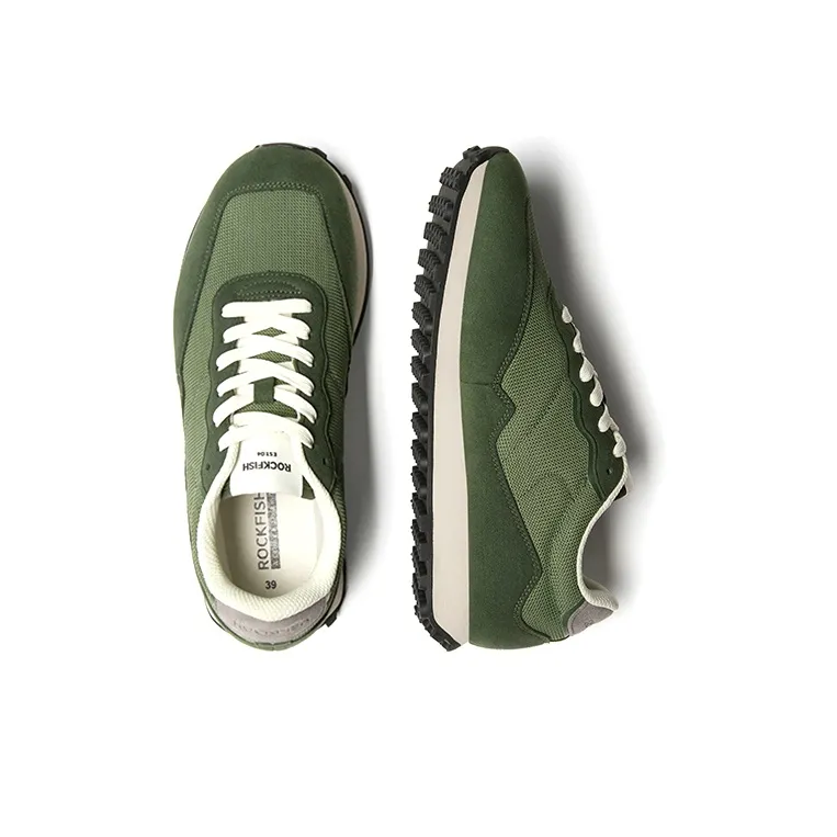 Rockfish Low Top Running Shoes Unisex Green-2
