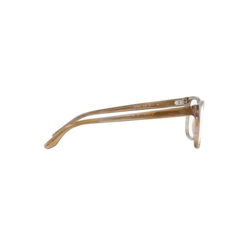 EMPORIO ARMANI Acetate Irregular Shape Eyeglass Frames Men's Brown-2