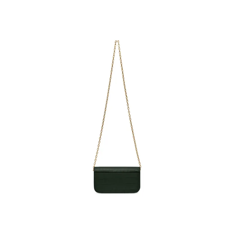 Balenciaga Gossip Calfskin Wallet Women's Dark Green-4