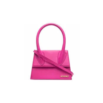 Jacquemus LE GRAND CHIQUITO Leather Shoulder Bag Crossbody Bag Handbag Women's Pink
