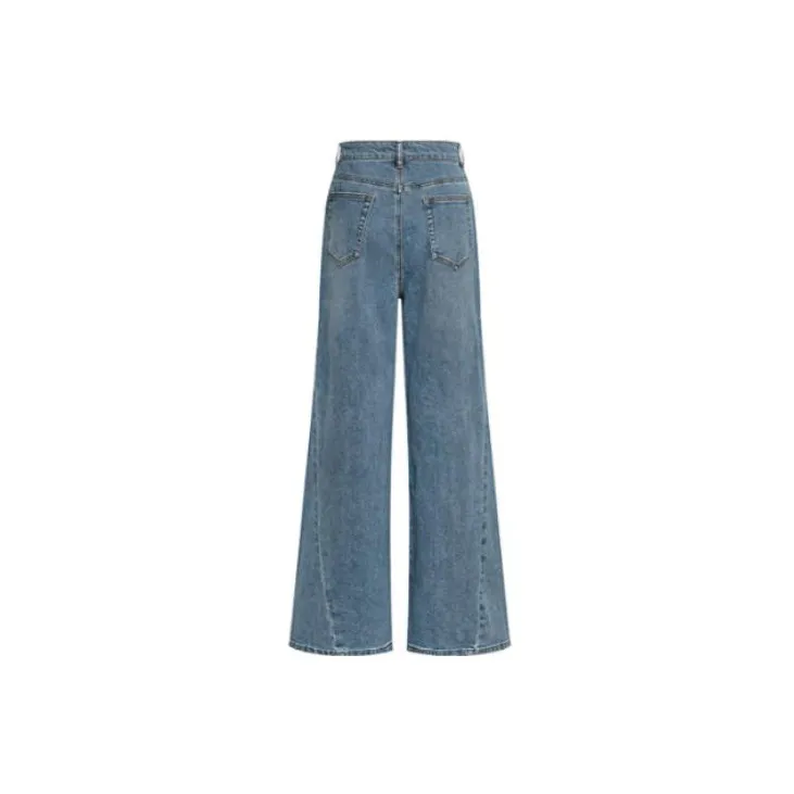MEIYANG Jeans Women's Dark Blue-1