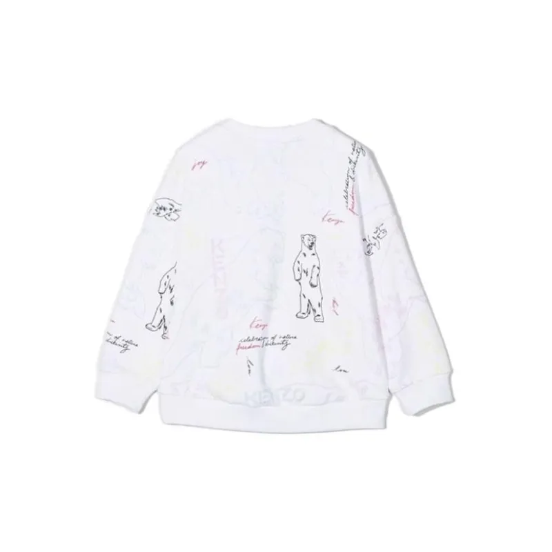 KENZO Sweatshirts Kids White-1