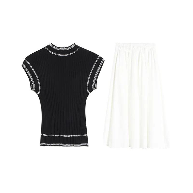 WOWI Two Piece Skirt Sets Women's-1