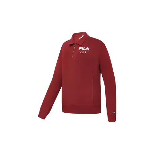 FILA Polo Shirts Unisex Red