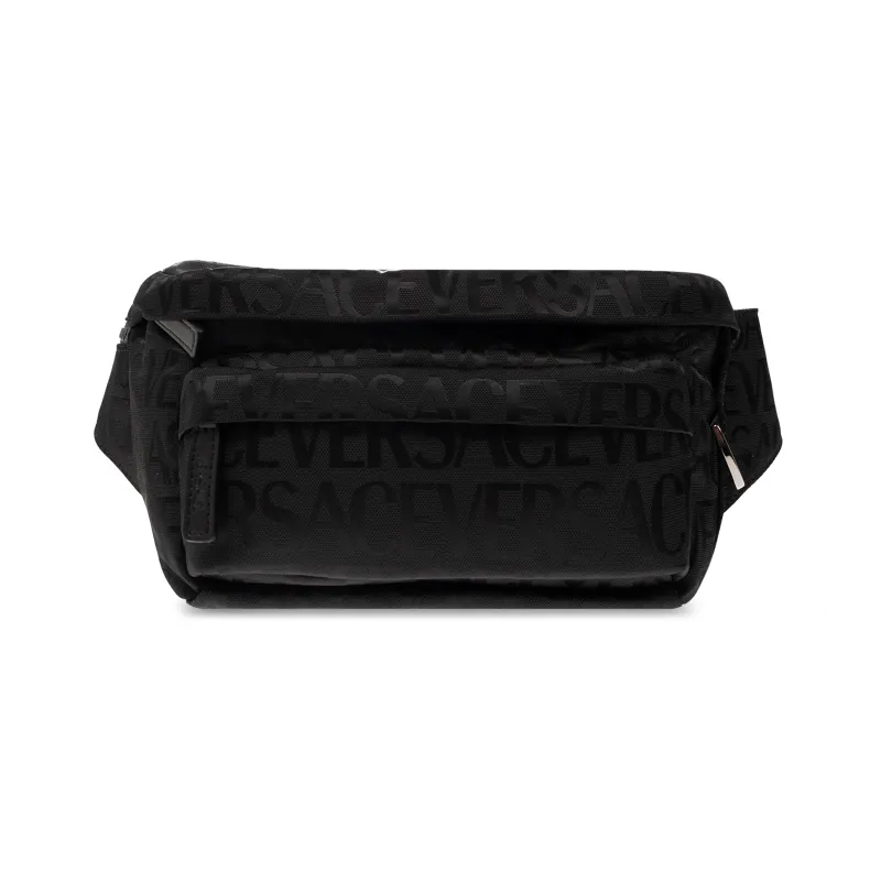 FANSIZHE VERSACE Cotton, Polyamide Sling Bag, Fanny Pack Men's Black-0